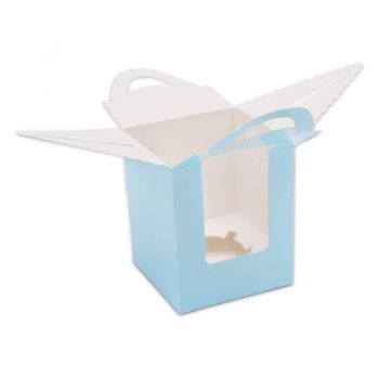 BDL Matt Lamination Paper Christmas Cracker Box For Candies Chocolate Wedding Favor White Box Packaging With Window