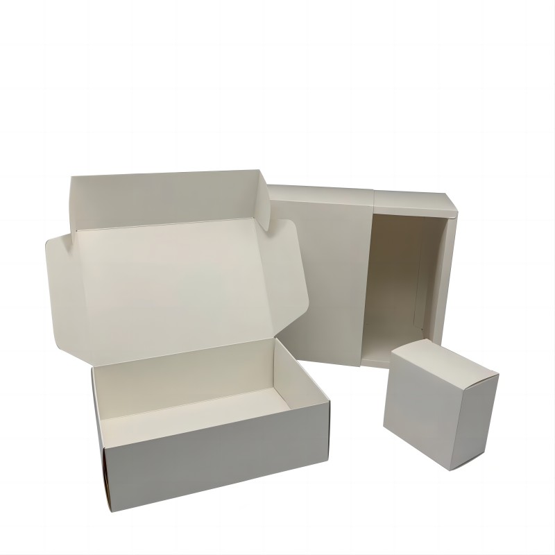 BDL Customized product packaging small white box packaging,plain white paper box,white cardboard box
